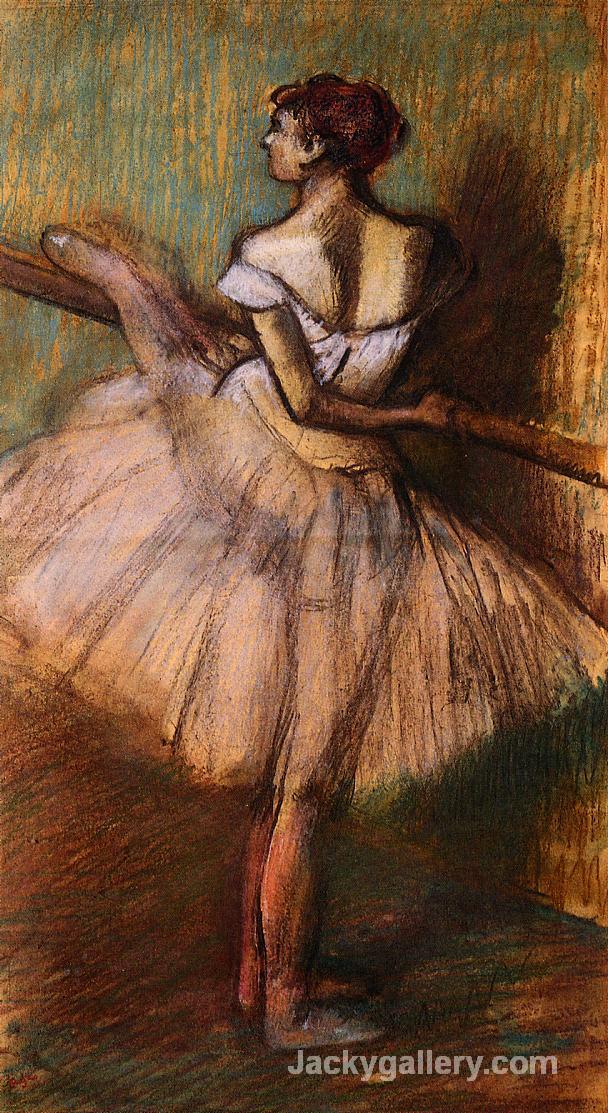 Dancer at the Barre by Edgar Degas paintings reproduction